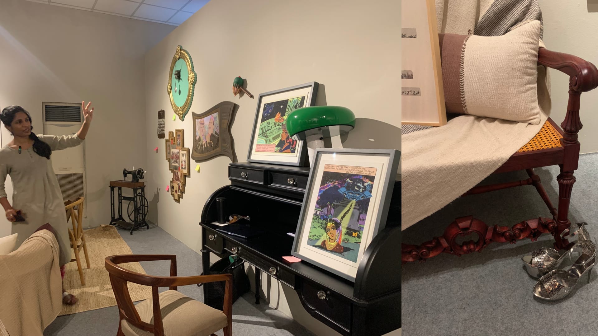 Priyanshi S at 'Taqiya Qalam'. (Image: Moneycontrol)