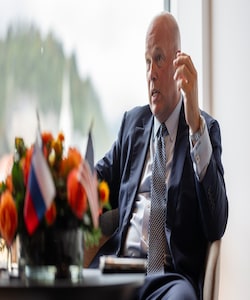 Matthew Whitaker in Bled, Slovenia, on Sept. 2.Photographer: Petar Santini/Bloomberg