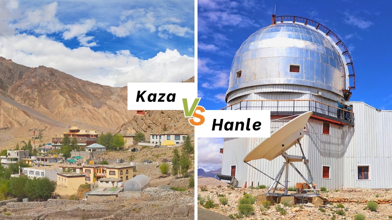 4. Adventure Hubs Spiti – Kaza: The heart of Spiti Valley, Kaza offers trekking trails, local markets, and access to remote Himalayan landscapes. Ladakh – Hanle: A high-altitude hamlet ideal for stargazing, solitude, and exploring pristine Himalayan skies. (Image: Canva)