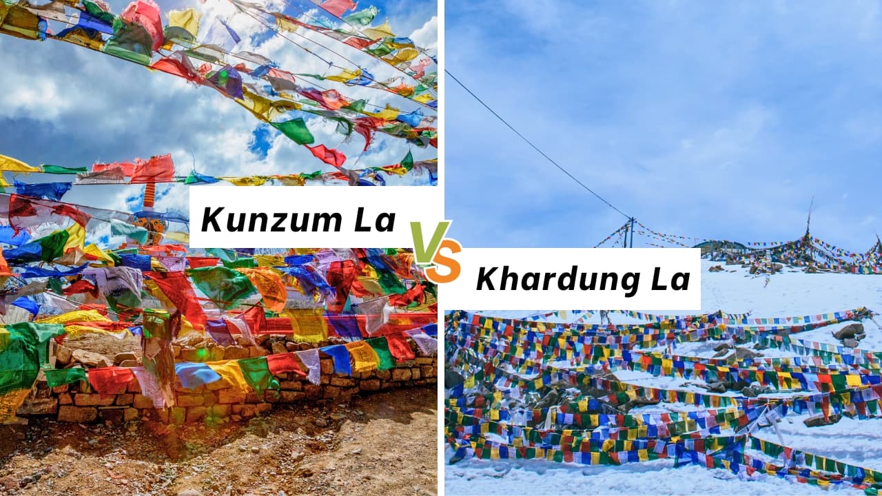 6. Mountain Passes for Thrill-Seekers Spiti – Kunzum La: A high-altitude gateway offering thrilling drives and panoramic views of valleys and snow-capped peaks. Ladakh – Khardung La: One of the highest motorable passes in the world, perfect for adventure seekers and road-trip enthusiasts. (Image: Canva)