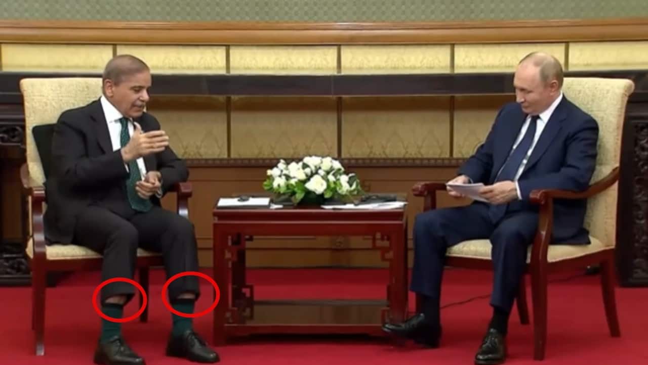 'Did Munir run away with his pants?': Shehbaz Sharif’s ‘capri diplomacy’ with Putin sparks meme fest online 'Did Munir run away with his pants?': Shehbaz Sharif’s ‘capri diplomacy’ with Putin sparks meme fest online