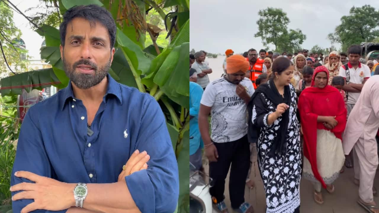 Sonu Sood's team reaches Punjab to help Flood victims, assures support for affected family