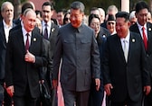 'Humans may live up to 150 years': Hot mic catches Xi and Putin chatting about immortality as Kim looks on | WATCH
