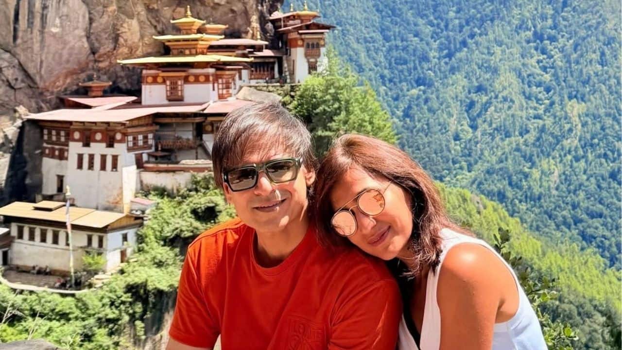 Vivek Oberoi celebrates birthday with wife Priyanka on a spiritual journey in Bhutan
