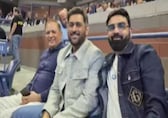 MS Dhoni spotted enjoying Novak Djokovic in action at US Open amid viral Hookah controversy