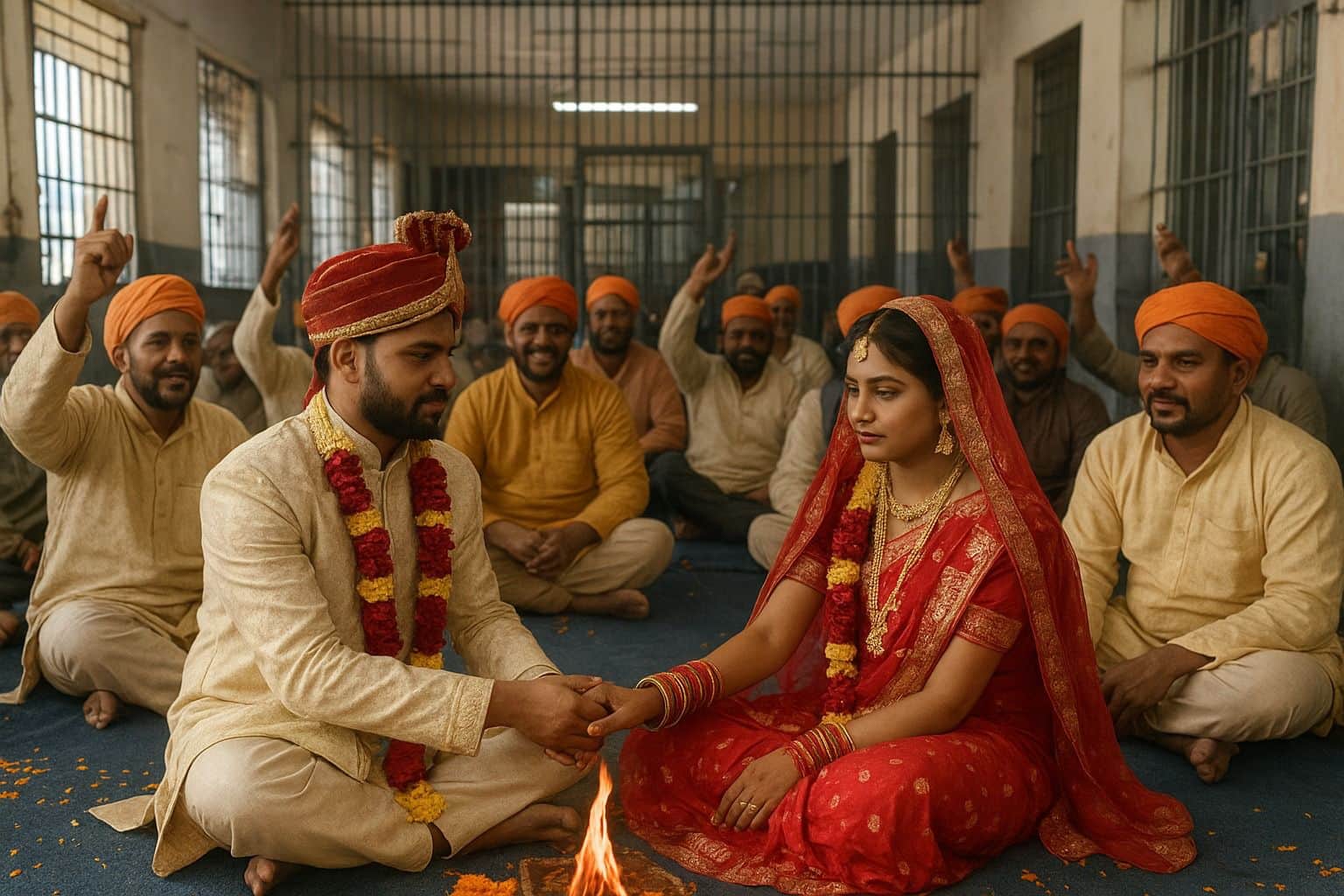 Bihar jail turns wedding hall as inmate marries rape survivor, prisoners join as ‘baraatis’