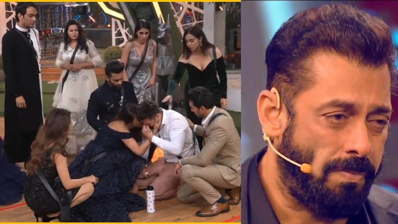 Aly Goni’s break down Salman sobbed in one of the most shocking and devastating scenes when Aly Goni broke down and confessed his feelings for Jasmin Bhasin. The pair's passionate emotional conversation touched the host.