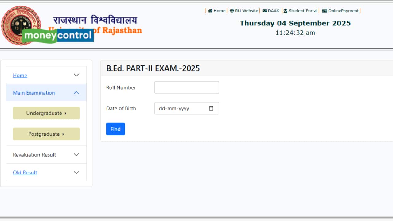Uniraj Result 2025: Rajasthan University B.Ed 2nd year result Out; Direct link here Uniraj Result 2025: Rajasthan University B.Ed 2nd year result Out; Direct link here