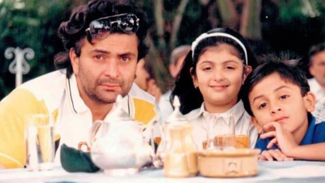 A protective parent Ranbir and Riddhima have often mentioned during inetrviews and shows that Rishi was a loving but strict father. On-screen, he may have been a laid-back romantic hero, but off-screen, Neetu Kapoor and Ranbir both admitted that he was a strict disciplinarian, especially with Ranbir. These tales reveal a different aspect of his character, a blend of strictness and affection, in contrast to his more forgiving treatment of Riddhima. A protective parent Ranbir and Riddhima have often mentioned during inetrviews and shows that Rishi was a loving but strict father. On-screen, he may have been a laid-back romantic hero, but off-screen, Neetu Kapoor and Ranbir both admitted that he was a strict disciplinarian, especially with Ranbir. These tales reveal a different aspect of his character, a blend of strictness and affection, in contrast to his more forgiving treatment of Riddhima.