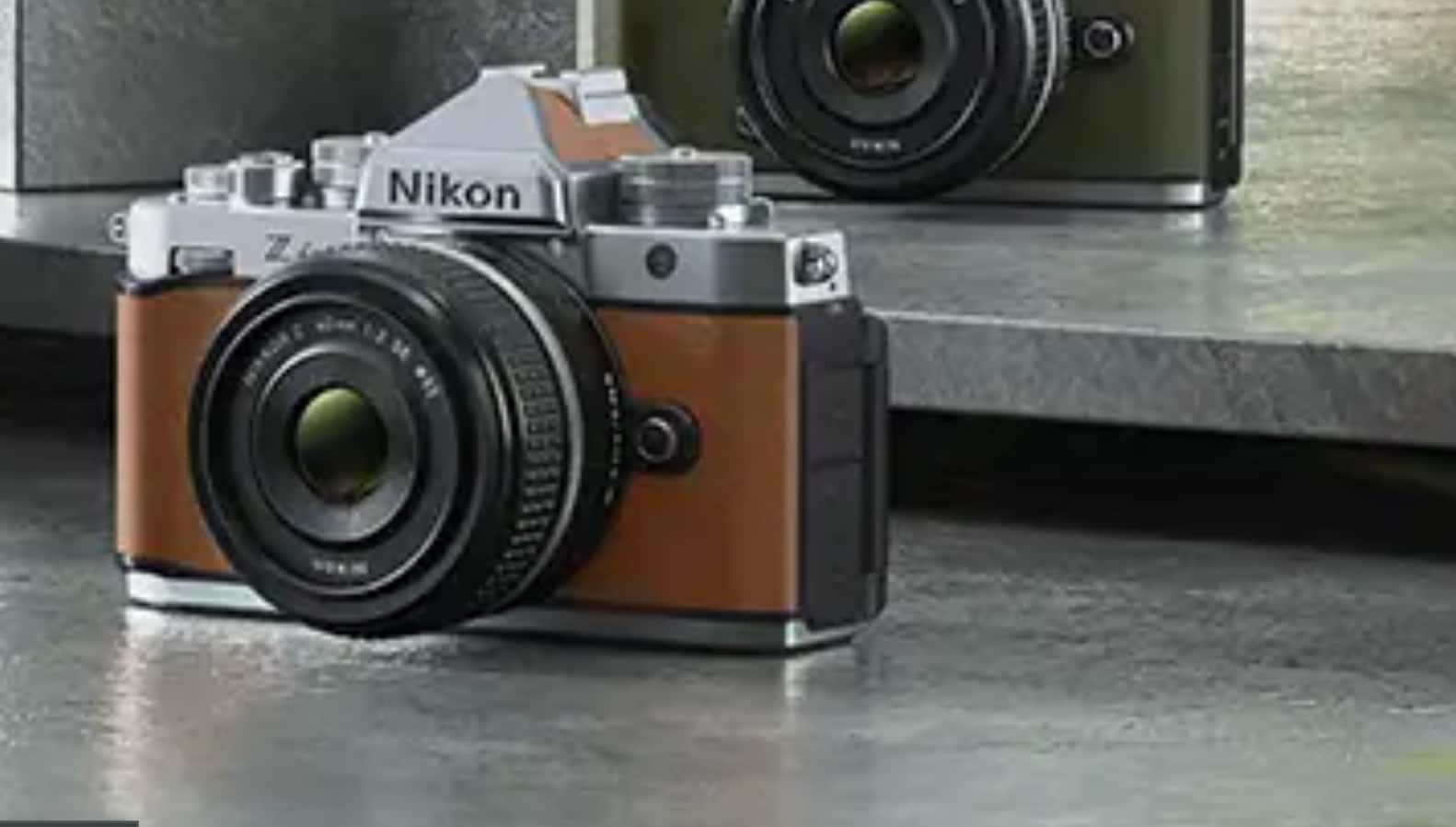 Customization through MyNikon app Z f owners will be able to request a skin colour change by registering on the MyNikon app. After submitting a request, users can send their camera to a Nikon service touchpoint to apply the new exterior finish, providing more avenues for self-expression and personalization.