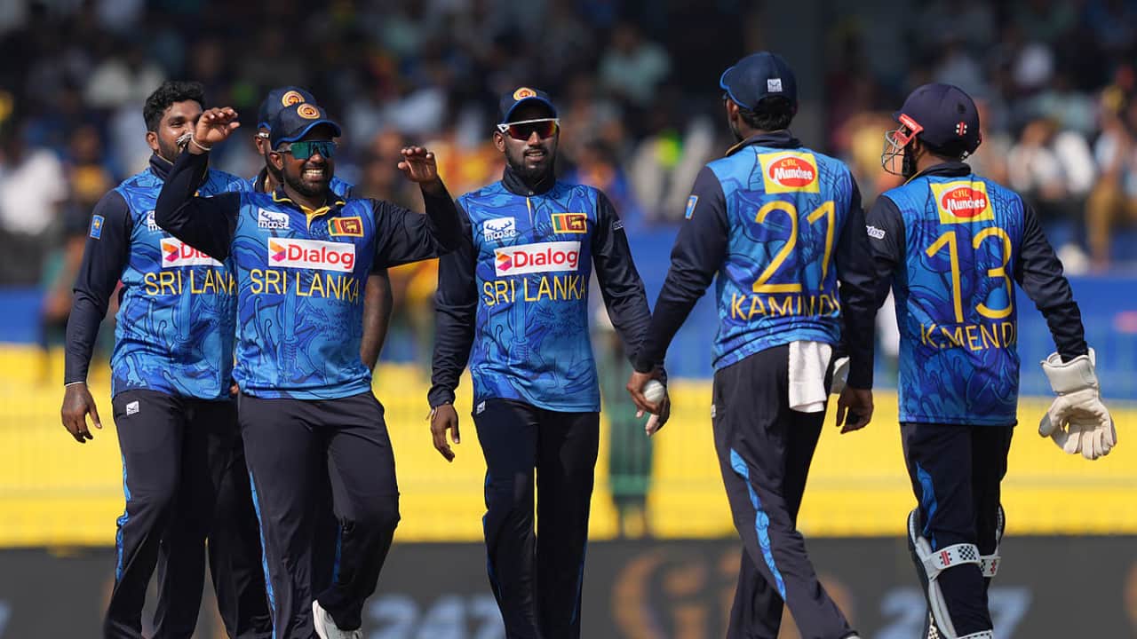 Sri Lanka [preliminary squad]: Dasun Shanaka (c), Pathum Nissanka, Kusal Mendis, Kamil Mishara, Kusal Perera, Dhananjaya de Silva, Niroshan Dickwella, Janith Liyanage, Charith Asalanka, Kamindu Mendis, Pavan Rathnayake, Sahan Arachchige, Wanindu Hasaranga, Dunith Wellalage, Milan Rathnayake, Nuwan Thushara, Eshan Malinga, Dushmantha Chameera, Pramod Madushan, Matheesha Pathirana, Dilshan Madushanka, Maheesh Theekshana, Dushan Hemantha, Vijayakanth Viyaskanth, Traveen Mathew. (AP Image)