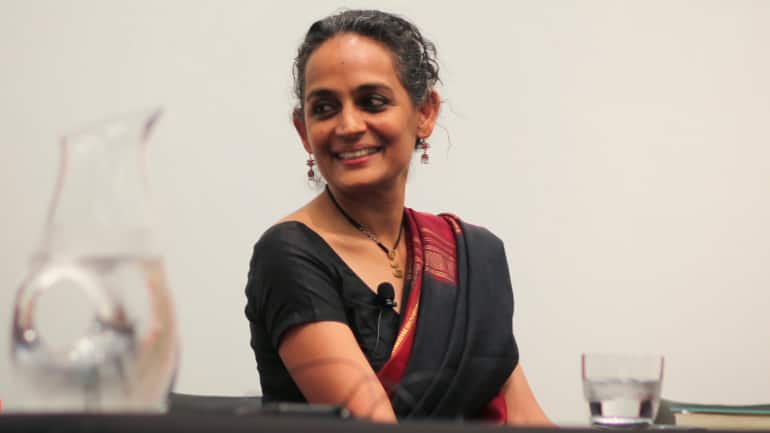 (cropped image) Arundhati Roy at an event in Cambridge, Massachusetts, in April 2010. (Image credit: Jean Baptiste Paris from Cambridge, MA, USA via Wikimedia Commons 2.0)