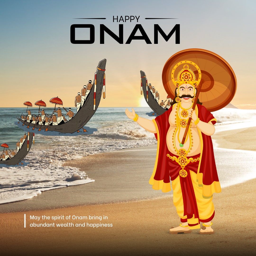 Happy Thiruvonam 2025 Images | Happy Onam 2025 (canva)