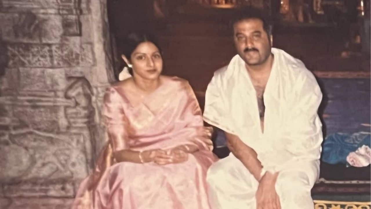 Boney Kapoor shares throwback photo with wife Sridevi from Tirupati temple