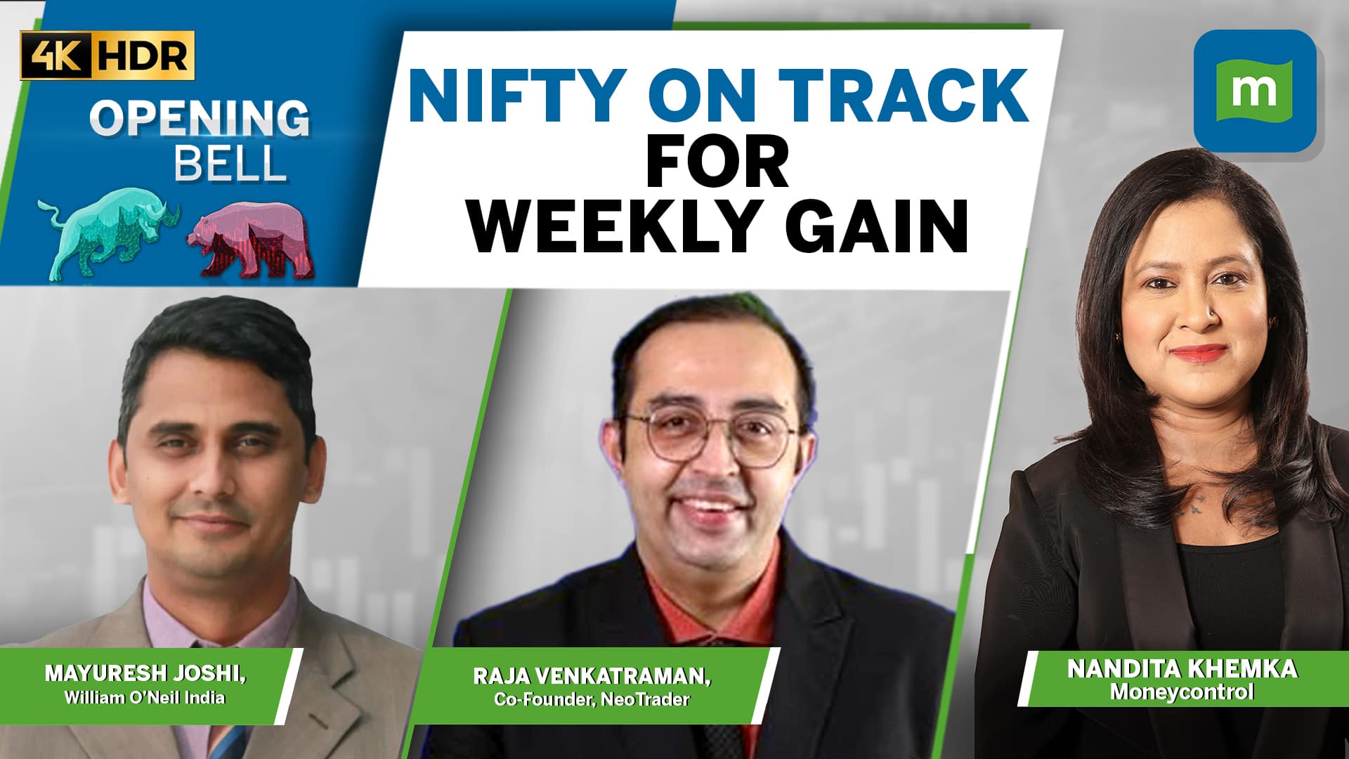 Nifty Heads For Weekly Gain Even As Bulls Face Hurdles At Higher Levels| Opening Bell Live