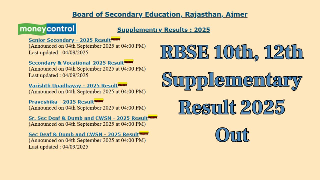 RBSE 10th, 12th Supplementary Result 2025 Out at rajeduboard.rajasthan.gov.in; direct link here RBSE 10th, 12th Supplementary Result 2025 Out at rajeduboard.rajasthan.gov.in; direct link here