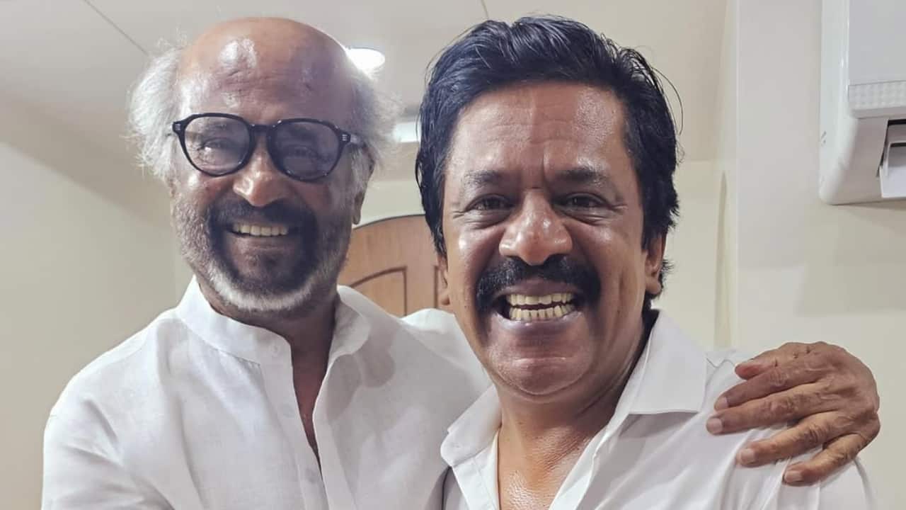 Marathi actor and Animal fame Upendra Limaye meets superstar Rajinikanth
