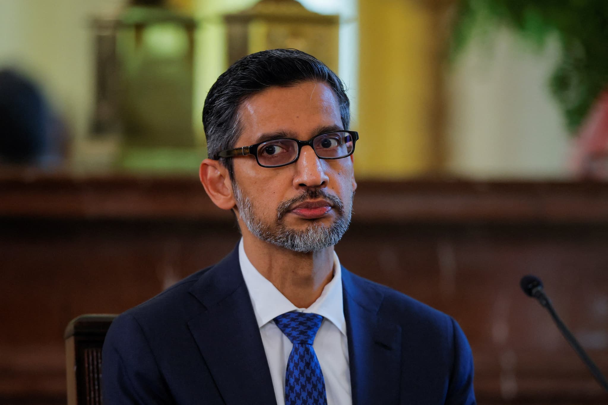Google CEO Sundar Pichai called AI one of the most transformative moments of our time and praised the White House’s ‘AI Action Plan’ as a “great start.” Trump lauded Pichai for Google’s commitment to invest USD 250 billion in the US over the next two years, calling it “great” and “a lot of jobs.” (Reuters) 