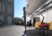 'Robot Dog' powered by AI competes and plays badminton skillfully against humans — watch video here