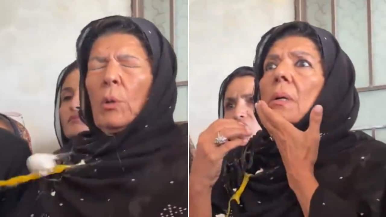 Imran Khan’s sister Aleema Khanum hit with egg outside Adiala Jail, says 'koi baat nahi, jaane do' | WATCH