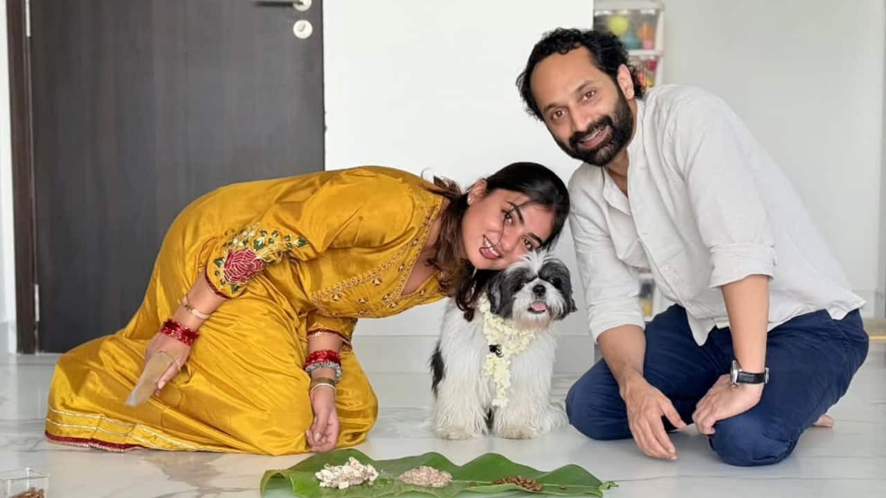 Nazriya Nazim shares glimpses of Onam celebration with husband Fahadh Faasil after social media hiatus
