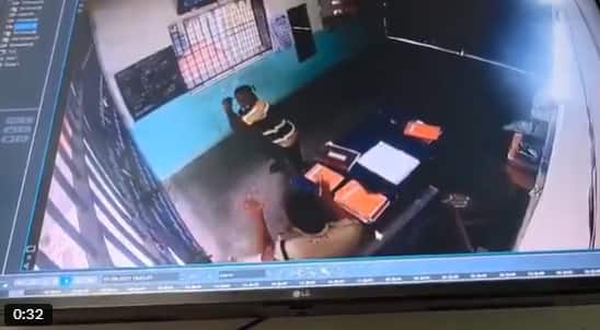 Andhra Pradesh Jail break: 2 prisoners escape from Chodavaram jail after attacking warden with hammer | Watch