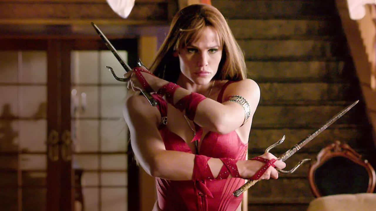 Elektra (2005) Elektra, starring Jennifer Garner, was one of Marvel's first female-led movies. The movie is still an early attempt to create female-driven superhero cinema, despite its mixed reviews. The film is about Elektra, a warrior, who faces a life-threatening situation, after which she decides to work as an assassin.