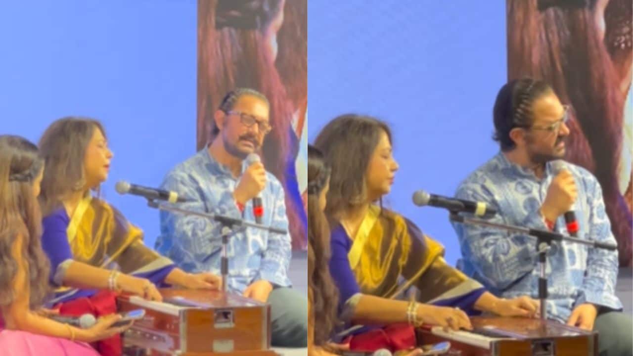 Aamir Khan spotted singing at an event, netizens can't stop swooning: Watch