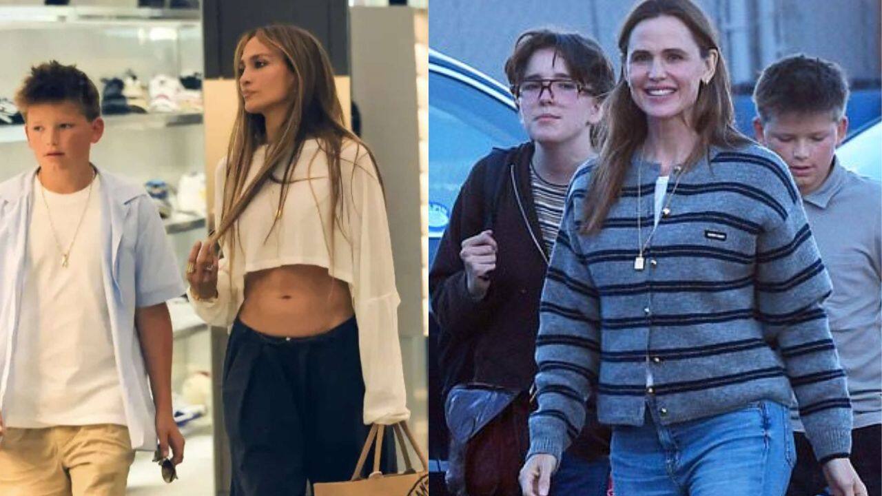 Jennifer Lopez goes shopping with Ben Affleck's son Samuel; latter spotted with ex-wife Jennifer Garner and kids
