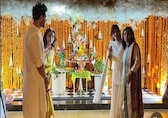 Kartik Aaryan and Sreeleela celebrate Ganesh Chaturthi together at former's house amidst dating rumours: See pics