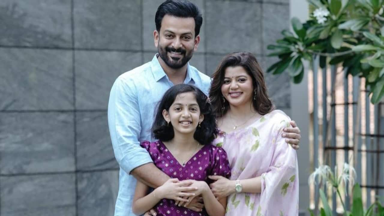 Prithviraj Sukumaran pens a fun note to wish daughter on her birthday, writes: "My part time big sister, sometimes mother...'