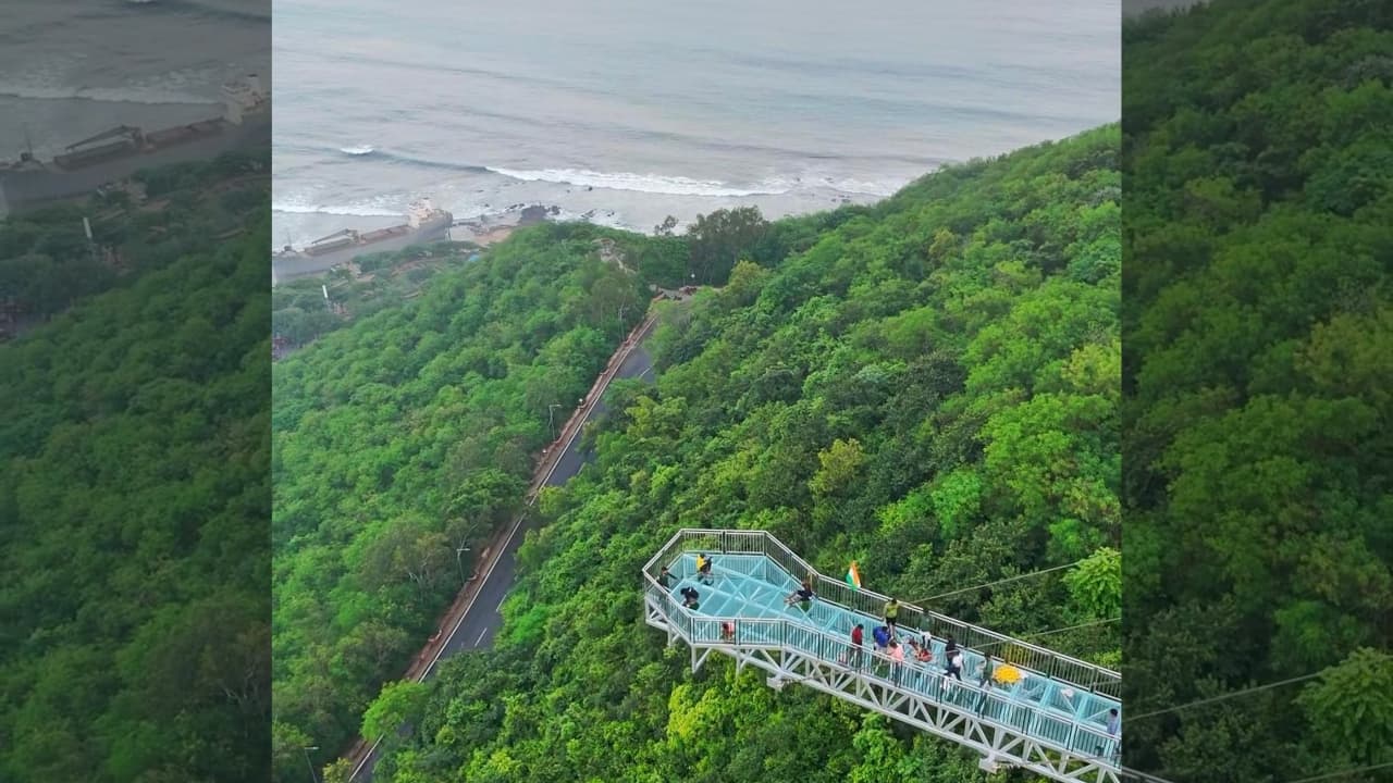 India’s longest glass skywalk bridge to open next week in Vizag’s Kailasagiri hills—Anand Mahindra calls it ‘absolutely stunning’
