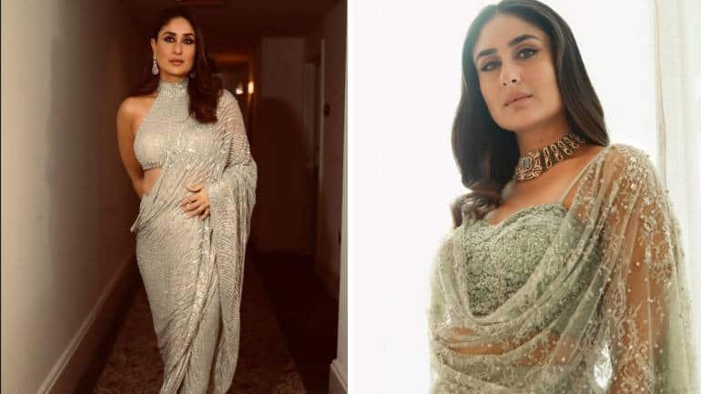 9 times Kareena Kapoor Khan aced glamorous sarees with Indo-western blouses