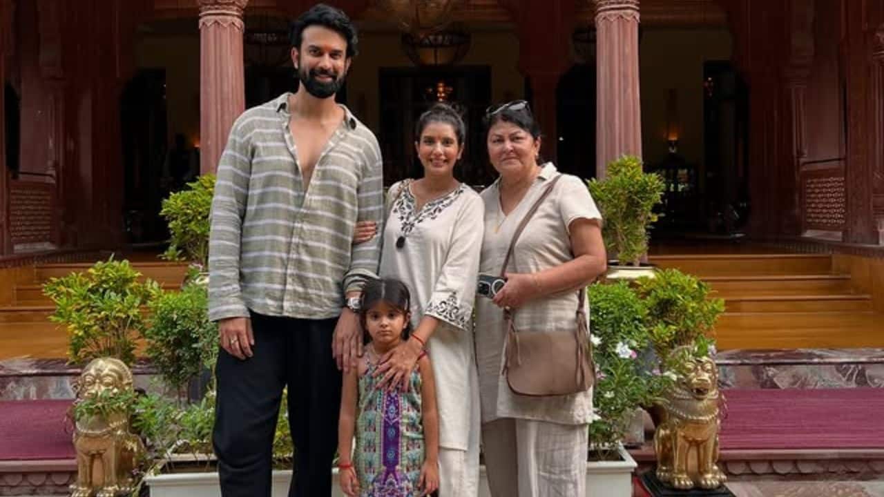8. Bikaner Vacation Charu also shared a series of photos featuring Rajeev, their daughter Ziana and Rajeev's mother as the family explored the city of Bikaner recently. 8. Bikaner Vacation Charu also shared a series of photos featuring Rajeev, their daughter Ziana and Rajeev's mother as the family explored the city of Bikaner recently.