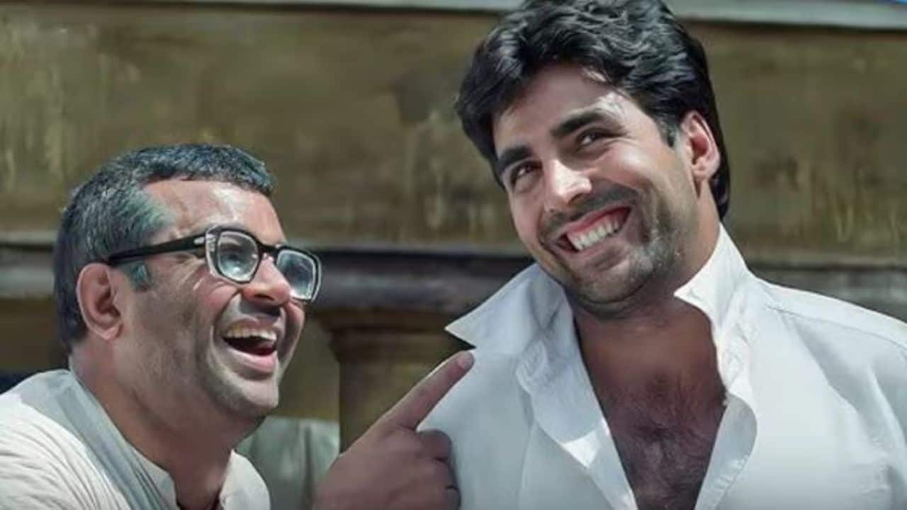 7. Hera Pheri (2000) One of Akshay's most adored characters is still Raju. Clever, impoverished, and hilarious, he turned Hera Pheri into a beloved classic. Even now, his banter with Suniel Shetty and Paresh Rawal is hilarious. His facial expressions alone could make you laugh, and every conversation feels like a meme. At this moment, Akshay transcended his role as an action hero. 7. Hera Pheri (2000) One of Akshay's most adored characters is still Raju. Clever, impoverished, and hilarious, he turned Hera Pheri into a beloved classic. Even now, his banter with Suniel Shetty and Paresh Rawal is hilarious. His facial expressions alone could make you laugh, and every conversation feels like a meme. At this moment, Akshay transcended his role as an action hero.