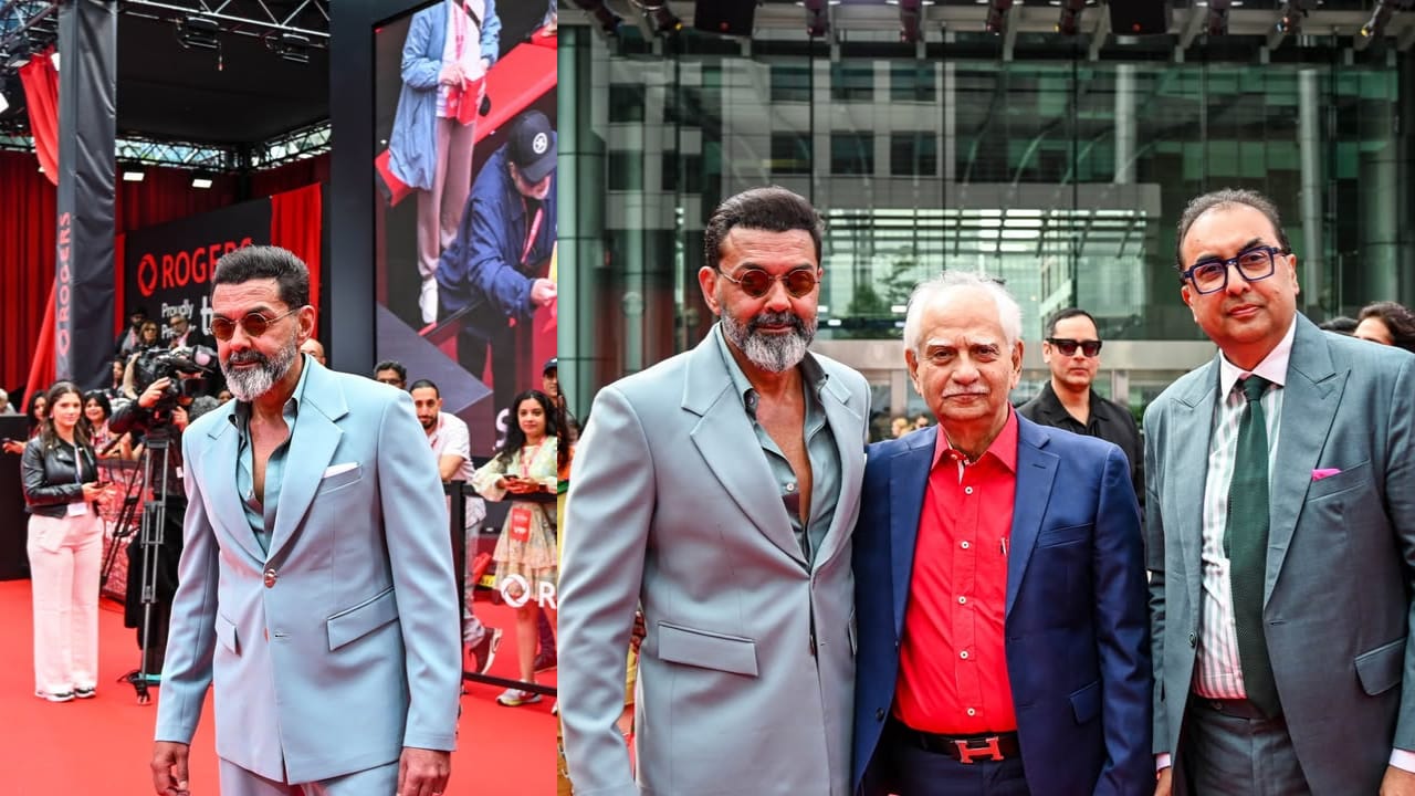 Bobby Deol attends Sholay 4K screening with Ramesh Sippy at TIFF 2025