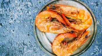 Shrimp stocks fall