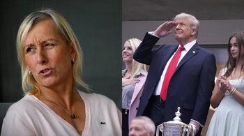 Tennis icon Martina Navratilova calls Donald Trump 'jealous'