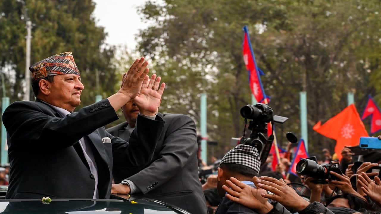 Nepal's former King Gyanendra Bir Bikram Shah Dev.