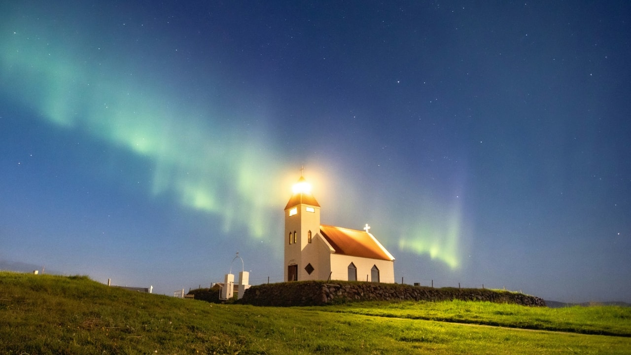 10. Möðrudalur, Iceland – Secluded Aurora Magic For a quiet, intimate northern lights experience, Möðrudalur offers minimal light pollution and dark skies. Nestled in Iceland’s highlands, this hidden gem is perfect for travellers seeking peace, reflection, and stunning aurora views away from the crowds. (Image: Unsplash)