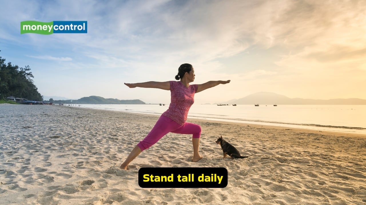 Best standing yoga poses that will boost your energy in just 2 minutes (Image: Canva)