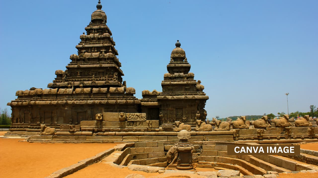 Ancient granite temple at Mahabalipuram, guarding stories of the Seven Pagodas.