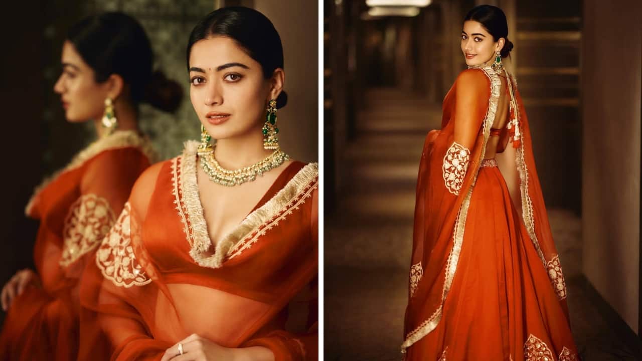 Navratri style cues from Rashmika Mandanna’s ethnic looks (Image: Instagram)