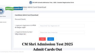 CM Shri Admission Test 2025 Admit Card Out at edudel.nic.in; direct link here