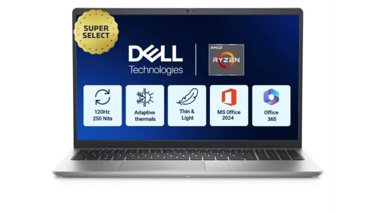 DELL 15 (AMD Ryzen 5 Hexa Core 7530U) 16GB RAM, 512GB SSD, Windows 11 Home, 15.6-inch FHD Display, My Dell Suite BBD Price: Rs 42,429