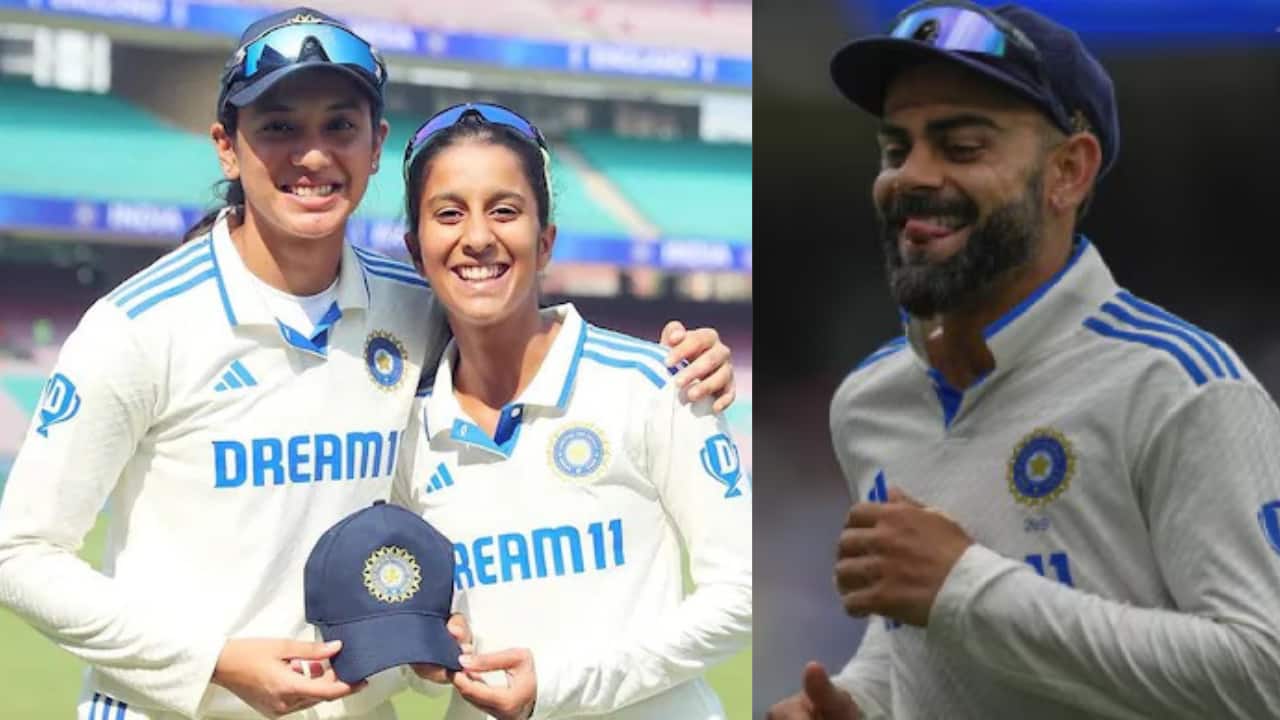 Another episode of the couple has been going viral on the internet, and it also involves women cricketers Jemimah Rodrigues and Smriti Mandhana. (Photo- Instagram and AP)