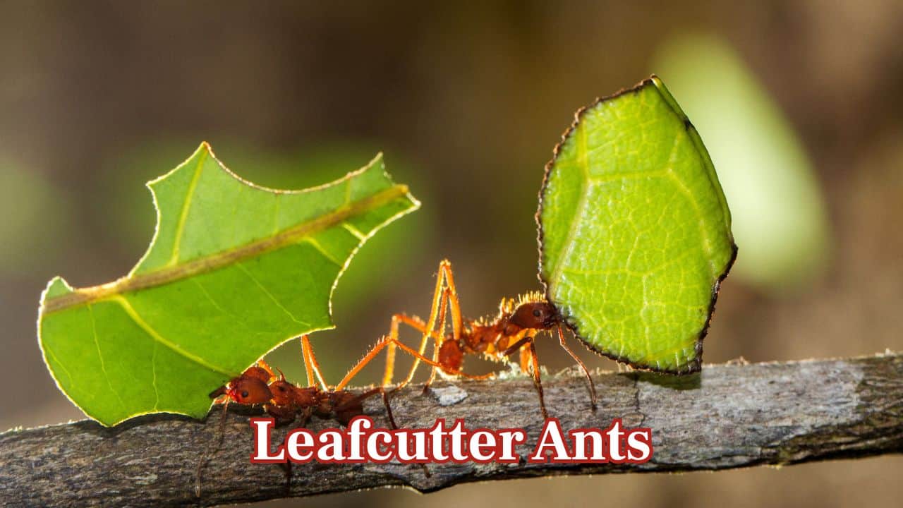 Leafcutter Ants: Ants harvest leaves and neatly cut them, placing them artfully in underground colonies, which form highly structured and efficient natural architecture. (Image: Canva)