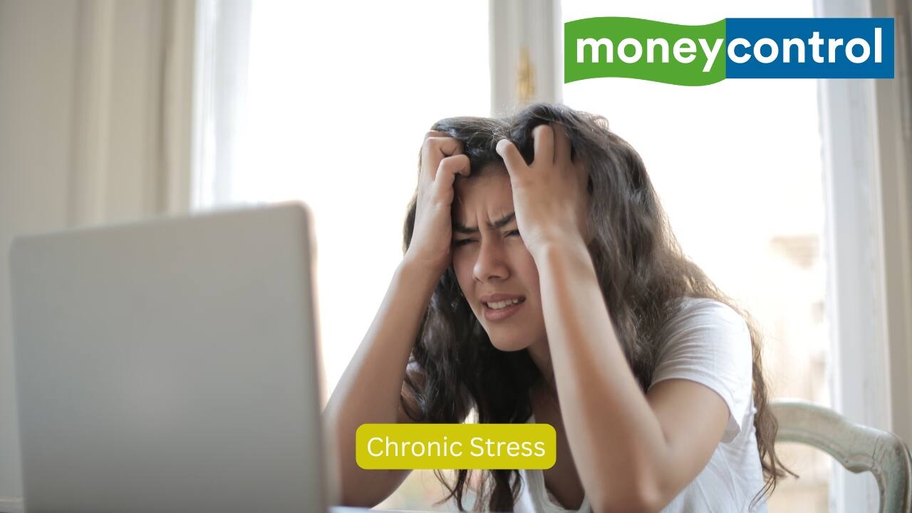 Chronic Stress Stress is not just a mental burden; it physically impacts your body — including your hair. Chronic emotional or physical stress forces hair follicles into a resting phase called telogen, which results in excessive shedding weeks or months later. This process is called telogen effluvium and can be reversed once stress is managed. Regular relaxation techniques such as meditation, yoga, deep breathing exercises, or even simple daily walks can calm your nervous system and reduce hair fall caused by stress.(Image: Canva)