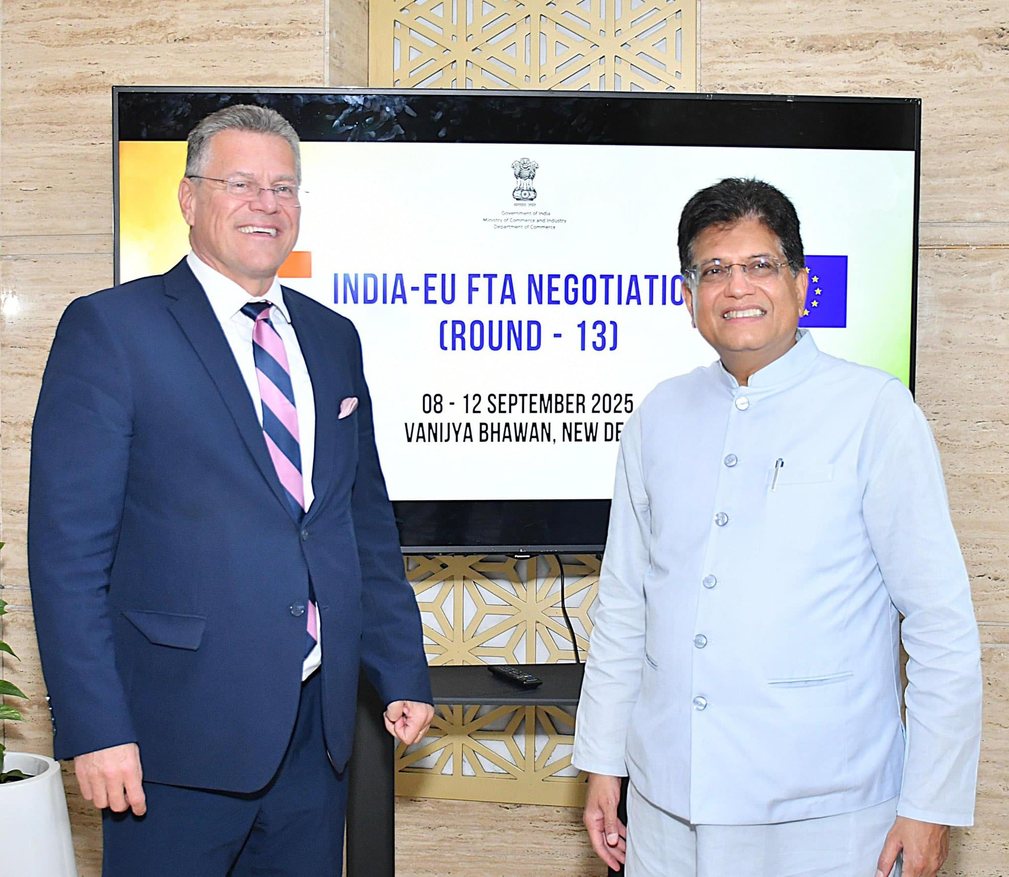 India pushes for tariff cuts on textiles, leather, and gems in EU trade talks