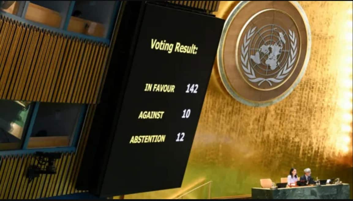 India backs UN resolution endorsing Palestinian state, two-state solution